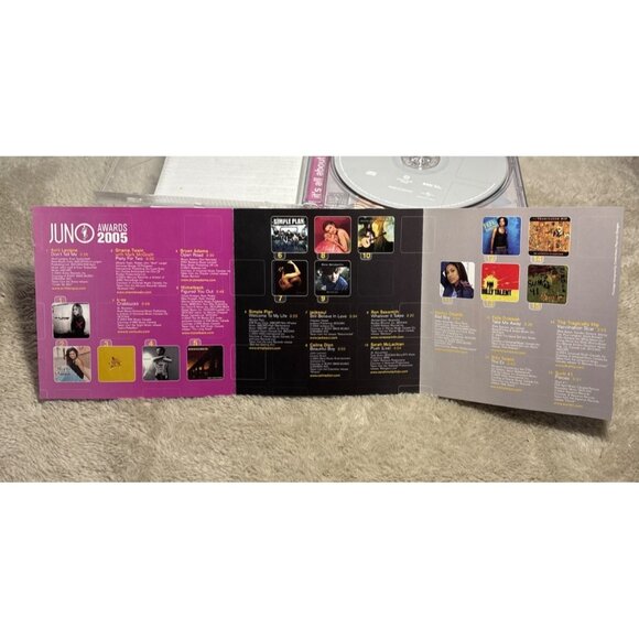 Juno Awards 2005 Compilation CD Avril Lavigne Shania Twain Nickelback & More - Picture 5 of 9